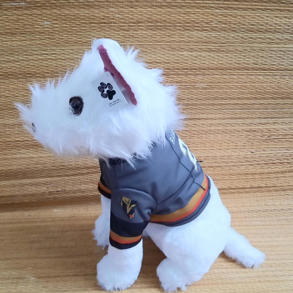 Bark Andre-Fleury, Rare White Plush Dog, Vegas Golden Knights, 2018- NWT - Picture 16 of 16